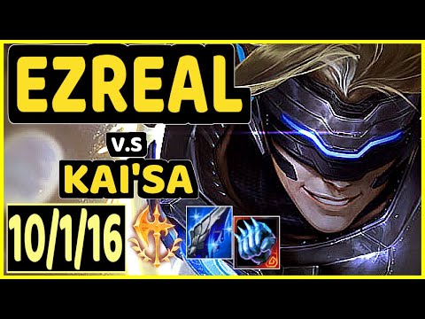 ABLE (EZREAL) vs KAI'SA - 10/1/16 KDA BOTTOM ADC GAMEPLAY - KR Ranked GRANDMASTER