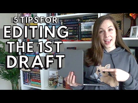 5 Tips for the SECOND DRAFT SLUMP (aka editing your book's first draft when you don't feel like it)