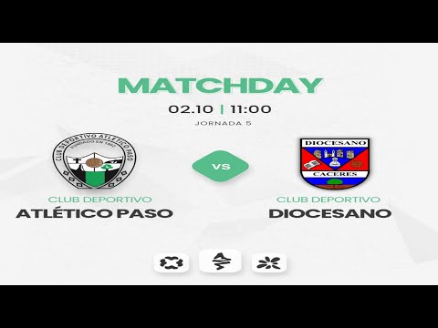 2º RFEF - CD Atlético Paso Vs CD Diocesano.