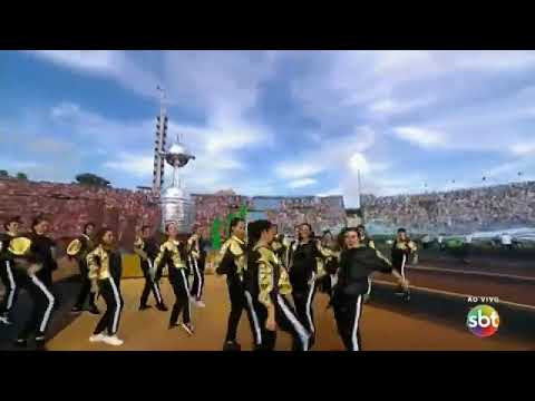 Teams entering the field: 🇮🇹 Palmeiras vs Flamengo 🇦🇱 - 2021 Libertadores Final (SBT)