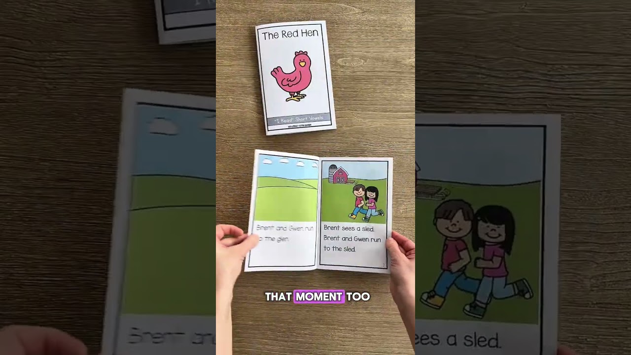 Short Vowel Decodable Readers for Kindergarten & First Grade