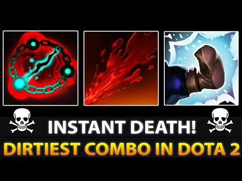 DIRTIEST WOMBO COMBO WITH GRIMSTROKE + BLOODSEEKER + TUSK = INSTANT DEATH – WTF Dota 2 ULTIMATES