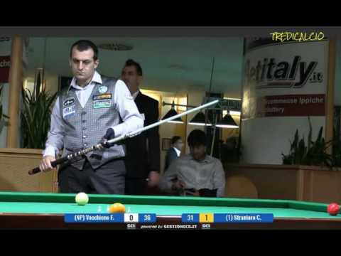 VECCHIONE vs STRANIERO - TROFEO BILIARDO CAROLI HOTELS - GALLIPOLI 2016