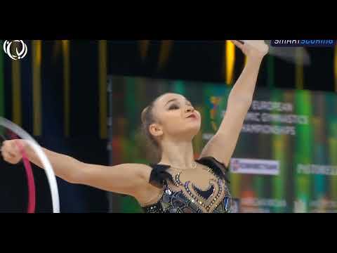 Ema Bianca Gajsak (CRO) Junior Ribbon QF European RGCH Kyiv2020