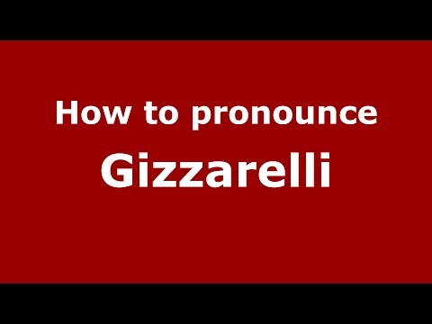How to pronounce Gizzarelli (Spanish/Argentina) - PronounceNames.com