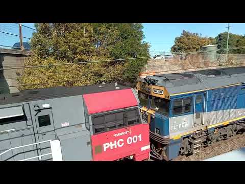 Vlog 60 : GL 108, PHC001 'Carrot', PHC002 'Spud' passing Cockle Creek