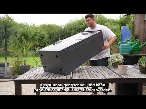 Die Metzler Paketbox Bispo 2 integrierter Briefkasten – Ihre Pakete kontaktlos und sicher empfangen!