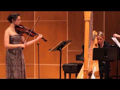 GENZMER - Trio for Flute, Viola, and Harp: 2. Scherzo - Emily Cantrell, viola - 2013