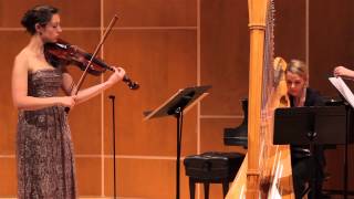 GENZMER - Trio for Flute, Viola, and Harp: 2. Scherzo - Emily Cantrell, viola - 2013