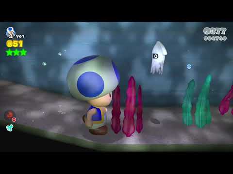 Super Mario 3D World (Switch) 9-7 Itemless Speedrun - Time: 42 (Former WR)