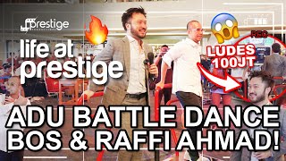 WAK HAJI RAFFI AHMAD VS RUDY SALIM BATTLE PUMP IT UP! TENGOK CPCM PLUIT VILLAGE & CARL'S JUNIOR!