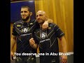 Makhachev & Volkanovski teased their rematch after their 1st meeting ? (? @alexvolkanovski) #shorts