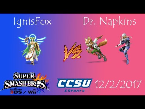 Riptide 4 Smash 4 - IgnisFox (Palutena) vs Dr. Napkins (Fox, Sheik)