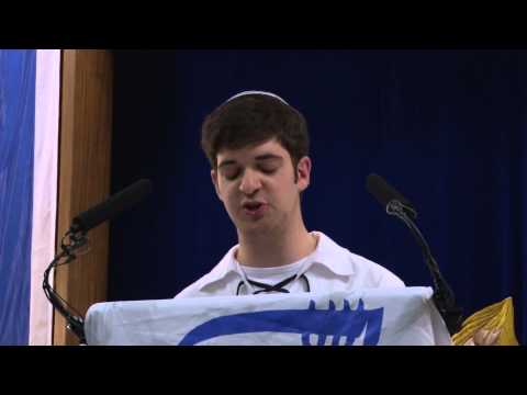 Bnei Akiva Mazkir Alex Cohen   Yom Hazikaron and Yom Ha'atzmaut 2012