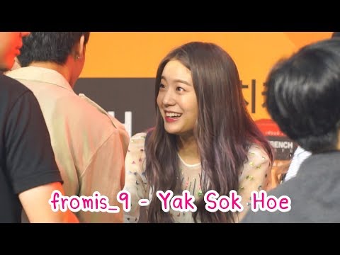 180930 [2/2] fromis_9 (프로미스_9) 🤙 Yak Sok Hoe @ [KCON 2018 THAILAND] STAR SQUARE EVENT