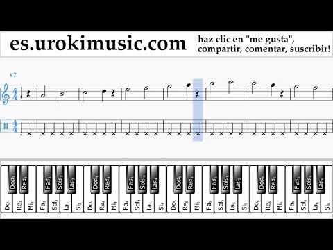 Como Tocar Piano (mano derecha) Luis Fonsi, Demi Lovato - Échame La Culpa Tablatura Parte#1