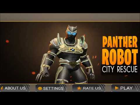 Super Hero Panther Robot City Rescue Missions