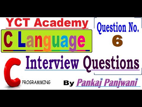 C Programming Interview Questions Predict The Output By Pankaj Panjwani 6