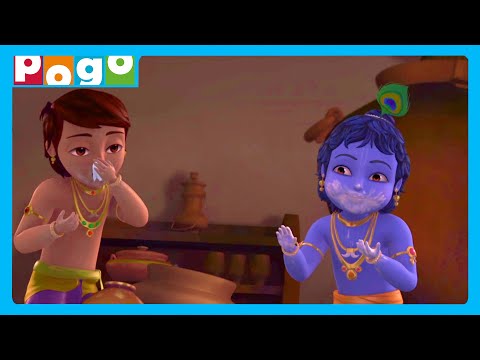 Little Krishna 🪈| Vrindavan Ka Sabse Tasty Maakhan! 😋 | Full Episode 🤩| #krishna | @PogoChannel