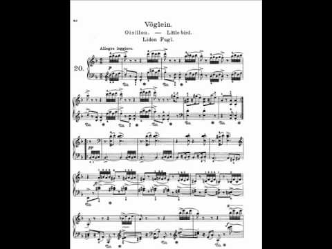 Grieg Lyric Pieces Book III, Op.43 - 4. Little bird