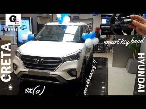 2018 Hyundai Creta SX(o) with smart key band | sunroof | detailed review | features !! Video