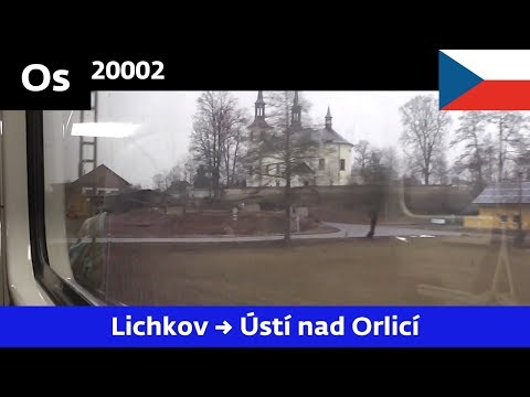 Jízda vlakem Os 20002 - 6.4.2013