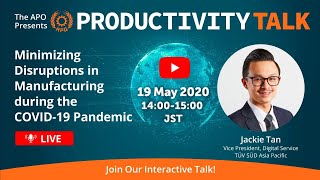 Minimizing Disruptions in Manufacturing during the COVID-19 Pandemic