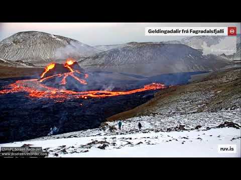 3-26-2021 Icelandic Volcano 3:58pm EST