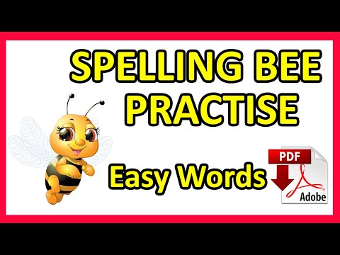 Letters in Alphabet - Spelling bee / Easy Exercise - Listen and find the word - Easy English Lesson