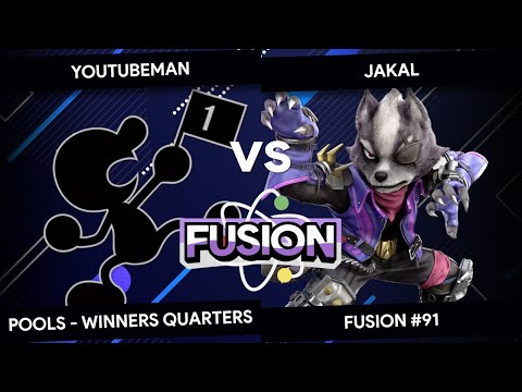 Fusion #91 - YoutubeMan (Game & Watch) vs Jakal (Wolf) - Pools - Winners Quarters