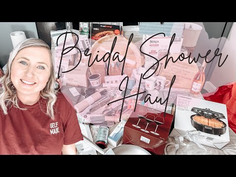 Bridal Shower Haul || RING THE WEDDING BELLS