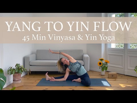 Yang To Yin Yoga Deep Reset | 45 Min. Vinyasa & Yin Yoga