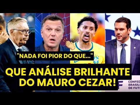 MAURO CEZAR: “É MUITO PREOCUPANTE, gente! VAI SER UMA SURPRESA se a SELEÇÃO BRASILEIRA…”