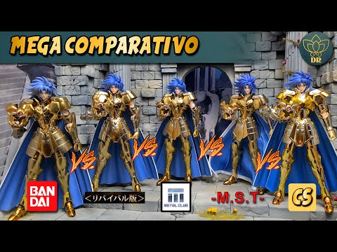 Mega comparativo Saga EX Bandai, Revival, Metal Club, MST, CS Model