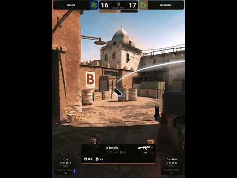 s1s1 is back | cs2 s1mple clutch bc.game | #cs2 #s1mple
