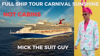 Carnival Sunshine Full Ship Tour (excluding Cabins)