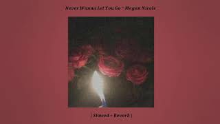 Never Wanna Let You Go ~ Megan Nicole ( Slowed + Reverb )