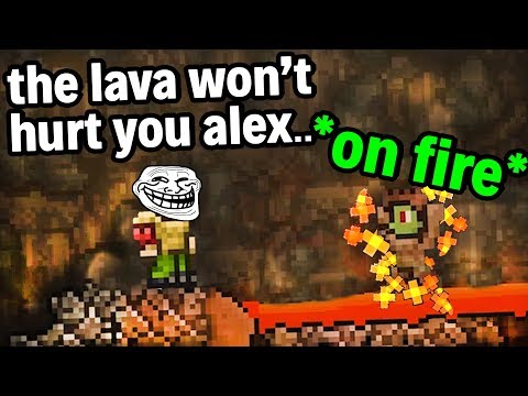 Trollaria Part 1 - Terraria Funny Moments and Fails