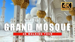 🇦🇪 Walking Sheikh Zayed Grand Mosque Abu Dhabi - Day & Night Virtual Walk [ 4K HDR - 60fps ]