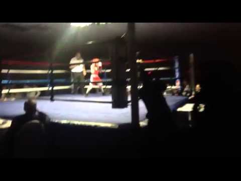 Lewis Morris boxing Cannock sports bar nov 2013