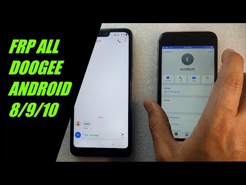 RESET GOOGLE ACCOUNT ALL DOOGEE ANDOID 8/9/10 ✅.