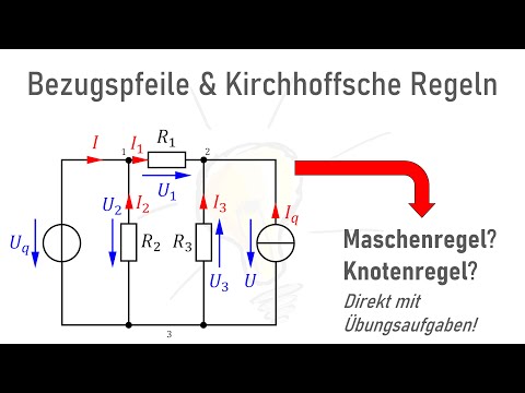 Erklärung - Kirchhoffsche Regeln & Bezugspfeile