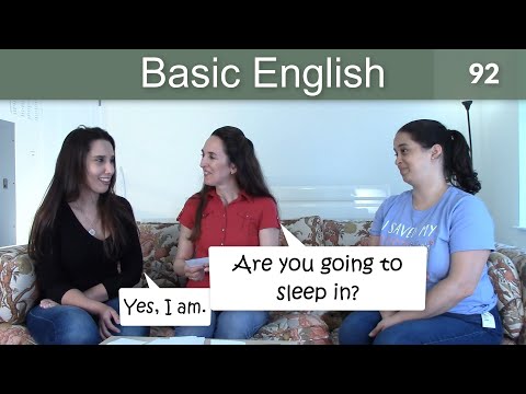 Lesson 92 👩‍🏫Basic English with Jennifer👩🏽‍🎓👨‍🎓"Will" and "Be going to"