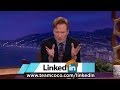 Conans LinkedIn Onslaught Continues - YouTube