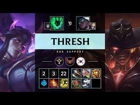 Thresh Support vs Senna - KR Grandmaster Patch 25.07