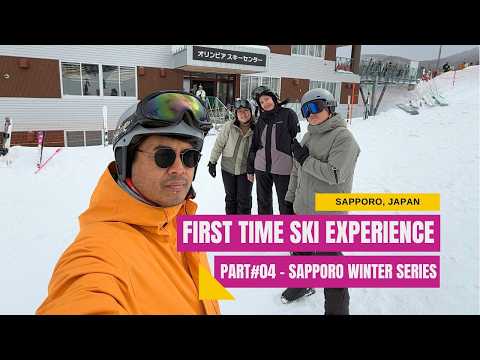 Sapporo Part#4: Skiing for the FIRST TIME at Olympia Ski Center! | Sapporo Winter City Highlights