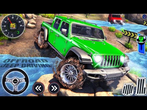 Jeep Driving Offroad Simulator 2024 - 4x4 SUV Luxury Prado Driver 3D - Android GamePlay!