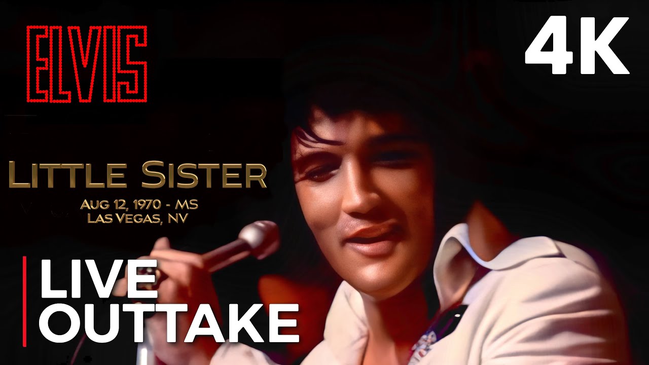 Little Sister/Get Back | Elvis Presley 4K (Live Music Video) Outtake - That's The Way It Is 1970