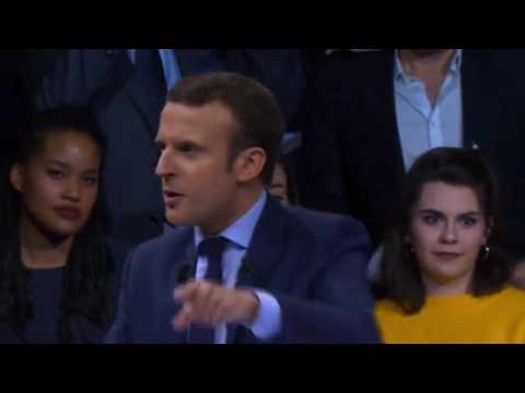 Extrait du discours d’Emmanuel Macron à la Porte de Versailles