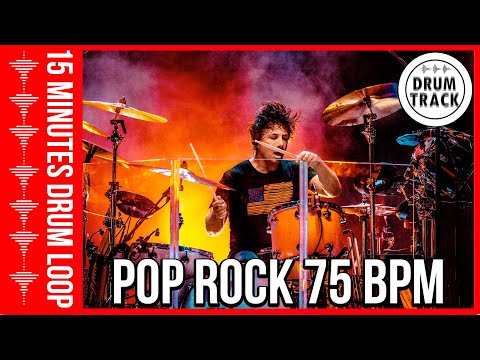 Drum Beat 75 bpm - Groove Drum Track 75 BPM POP ROCK | Batería 75 BPM POP ROCK